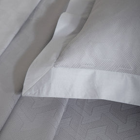 Bedsheet with Pillow Case Habitat 100% Cotton Jacquard Grey