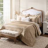 Luxe Elegance Arabesque Style 10 Pcs Quilt Set Safari