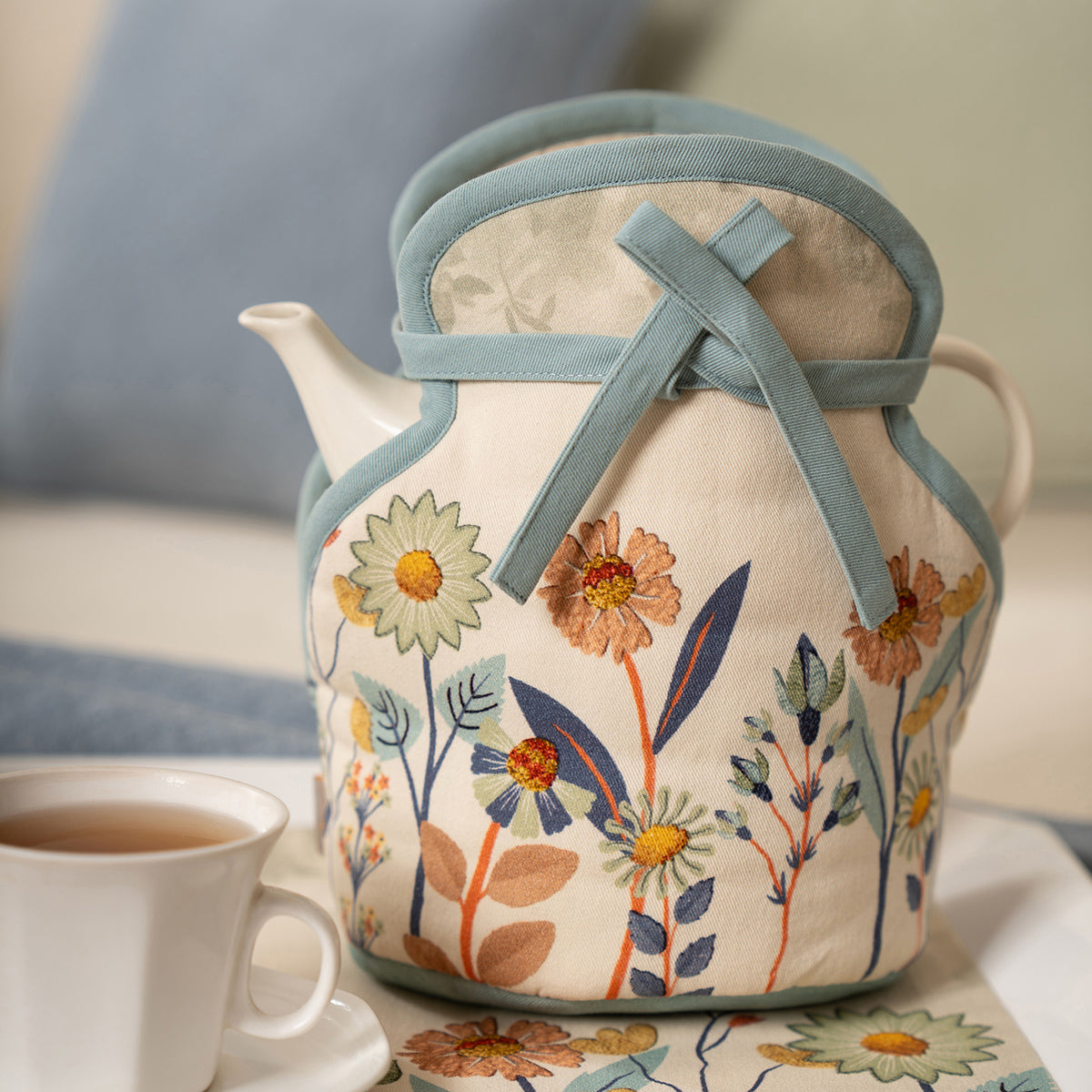 Tea Cozy Set Tessra Blue