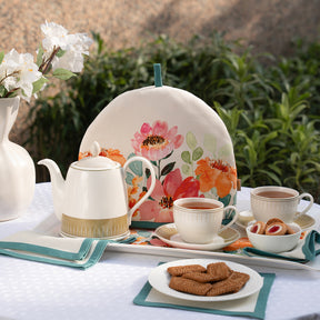 Tea Cozy Set Blossom Sea Green