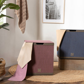 Laundry Basket Nostalgic Rose 35.5X35.5X40.5CM Calenthe