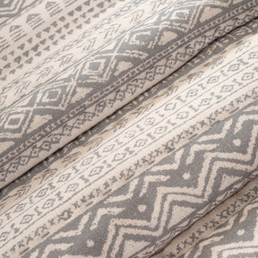 Quilt Set Grey Patternity Print 11Pcs Set Rurban Transit