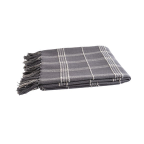 Throw Grey Checky Rurban Transit