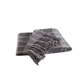 Throw Grey Checky Rurban Transit