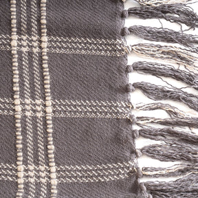 Throw Grey Checky Rurban Transit