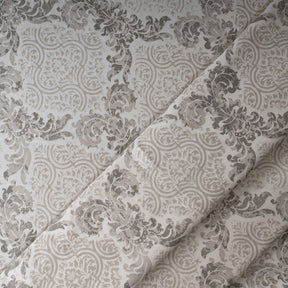 Bedsheet with Pillow Case 100% Cotton Grey Damascene Imperial Grace