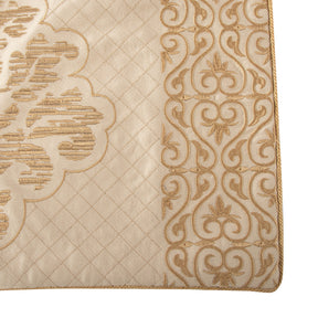 Cushion Cover Gold Aristo Damask Imperial Grace
