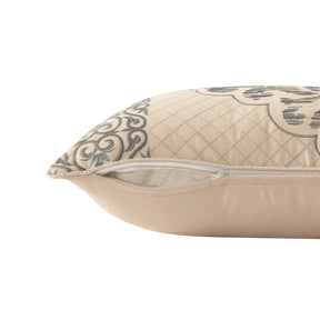 Cushion Cover Grey Aristo Damask Imperial Grace