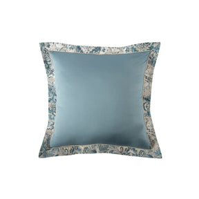 Pillow Case Euro Set 100% Cotton Blue Aquarelle Imperial Grace