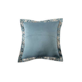 Pillow Case Euro Set 100% Cotton Blue Aquarelle Imperial Grace