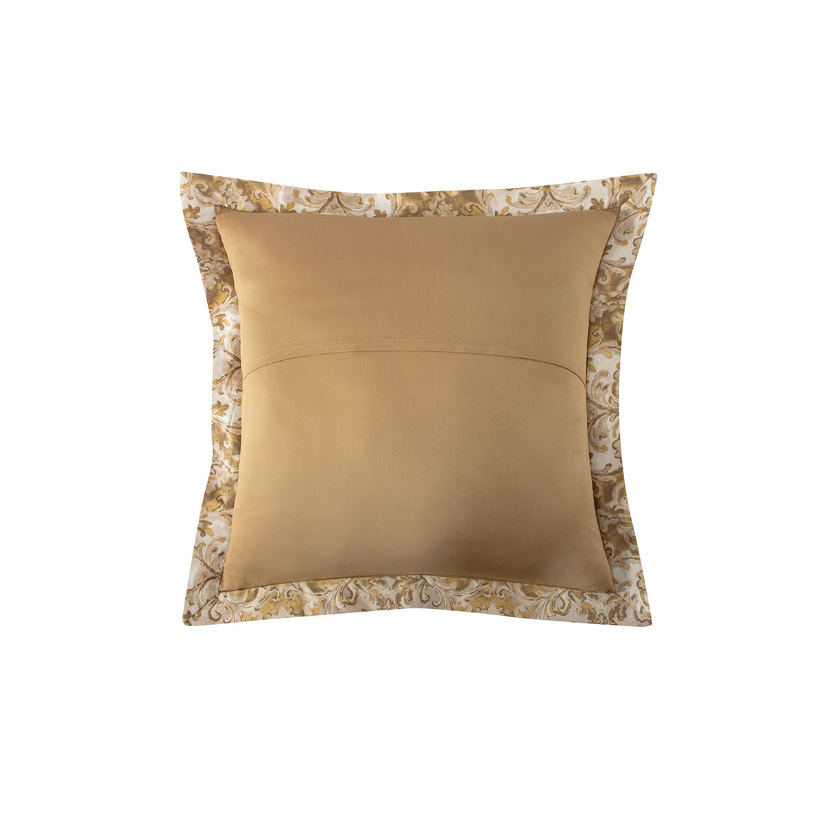 Pillow Case Euro Set 100% Cotton Gold Aquarelle Imperial Grace
