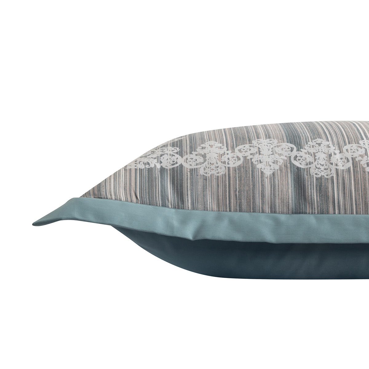Pillow Sham Set 100% Cotton Blue Veloura Imperial Grace
