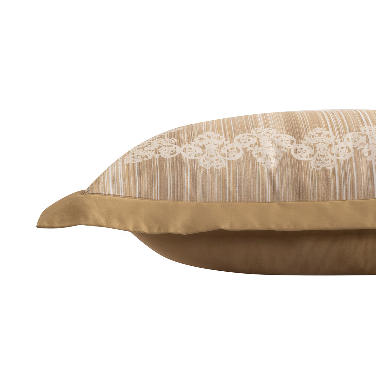 Pillow Sham Set 100% Cotton Gold Veloura Imperial Grace