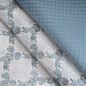 Quilt 100% Cotton Blue Damascene Imperial Grace