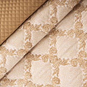 Quilt 100% Cotton Gold Damascene Imperial Grace
