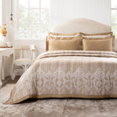 Quilt 100% Cotton Gold Veloura Imperial Grace