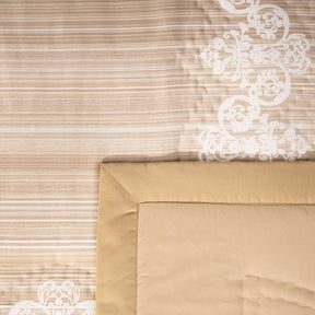 Quilt 100% Cotton Gold Veloura Imperial Grace