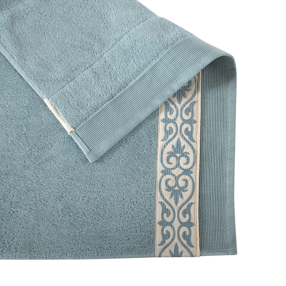 Towel 100% Cotton Blue Lacette Imperial Grace