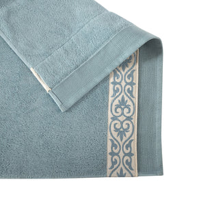 Towel 100% Cotton Blue Lacette Imperial Grace