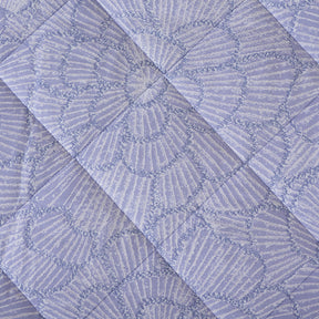 Hermosa Botanic Bloom Florique 4Pcs Blue Quilt Set