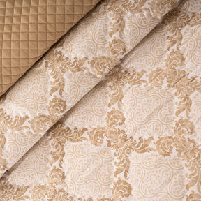 Quilt Set 100% Cotton 8Pcs Gold Damascene Imperial Grace