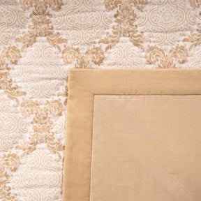 Quilt Set 100% Cotton 8Pcs Gold Damascene Imperial Grace
