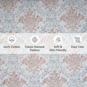 Bedsheet with Pillow Case Tan 100% Cotton Montclair