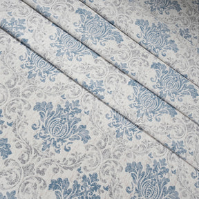 Bedsheet with Pillow Case Blue 100% Cotton Montclair