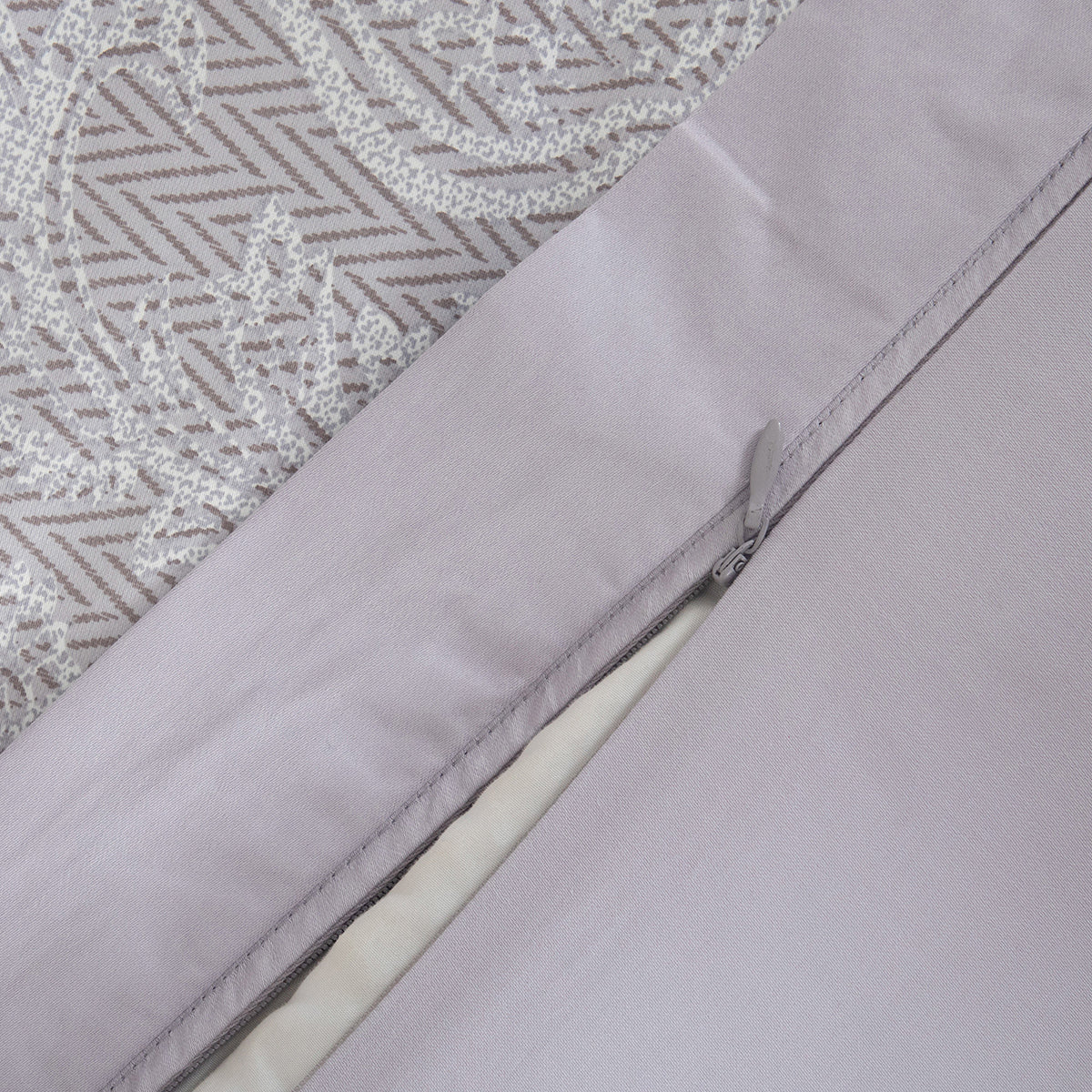 Duvet Cover with Pillow Case Purple 100% Cotton Imperio