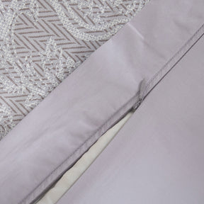 Duvet Cover with Pillow Case Purple 100% Cotton Imperio