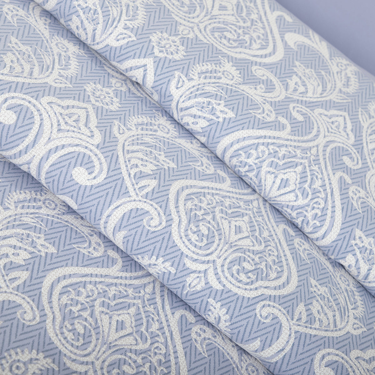Duvet Cover with Pillow Case Blue 100% Cotton Imperio
