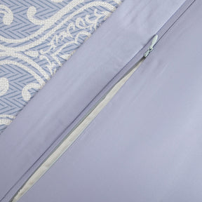Duvet Cover with Pillow Case Blue 100% Cotton Imperio