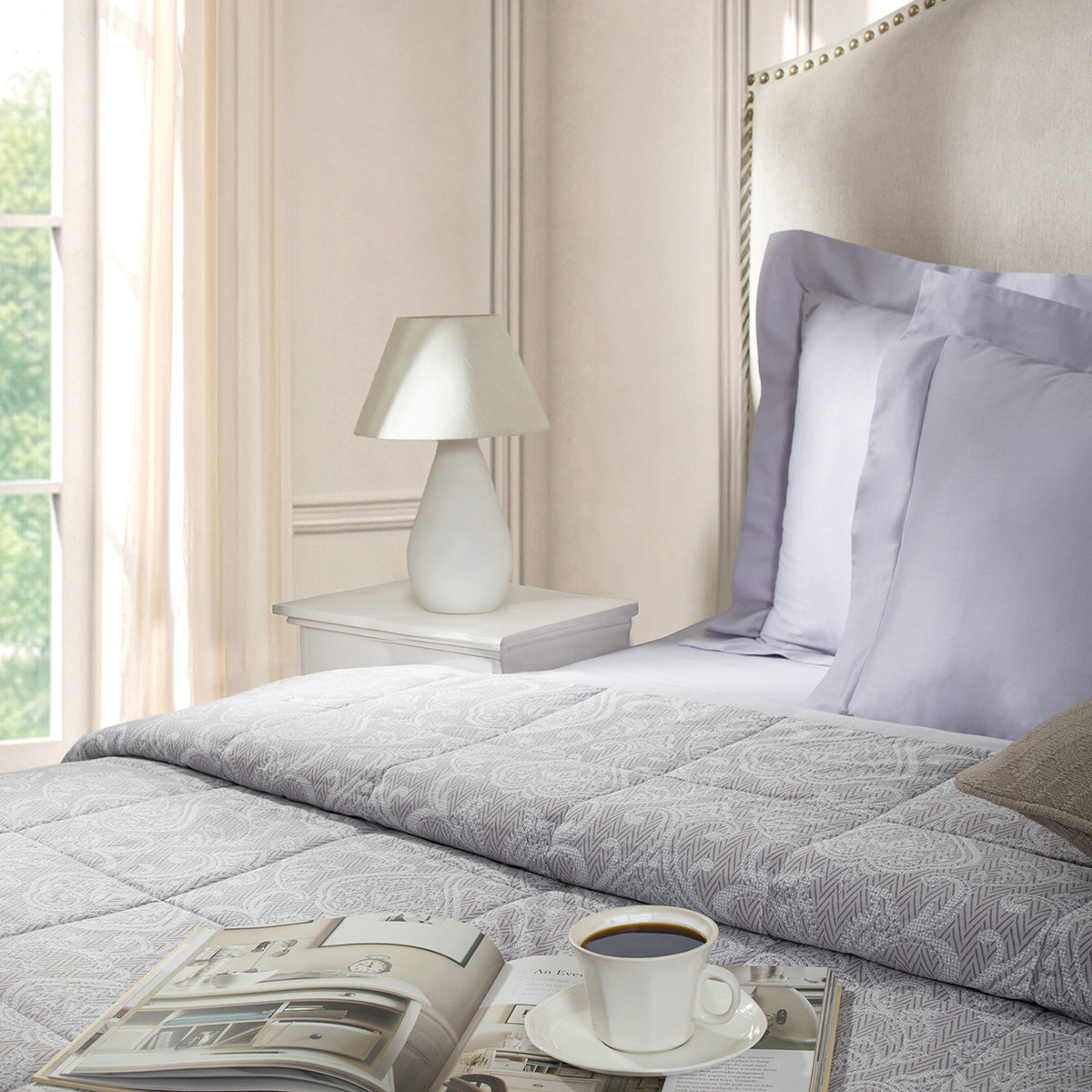 Quilt/Quilted Bed Cover Purple Imperio