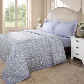 Quilt/Quilted Bed Cover Blue Imperio