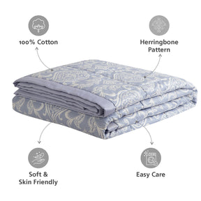 Quilt/Quilted Bed Cover Blue Imperio