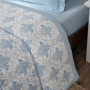 Quilt/Quilted Bed Cover Blue Montclair