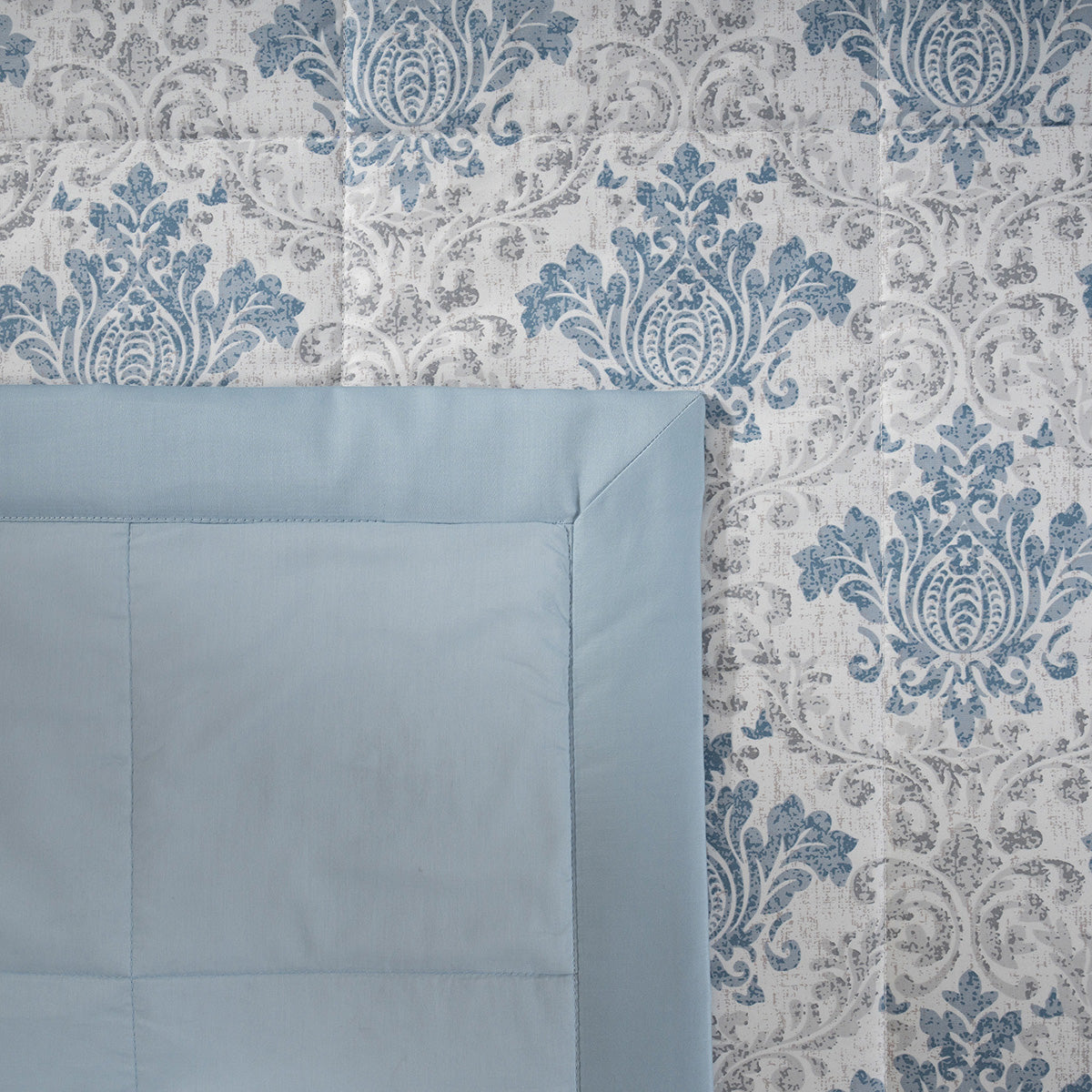 Quilt/Quilted Bed Cover Blue Montclair
