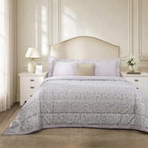 6 Pcs Quilt/Quilted Bed Cover Set Purple Imperio