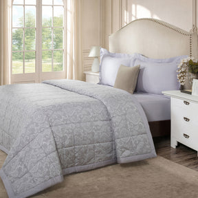6 Pcs Quilt/Quilted Bed Cover Set Purple Imperio