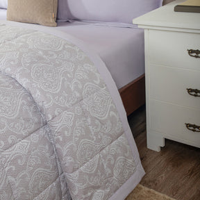 6 Pcs Quilt/Quilted Bed Cover Set Purple Imperio