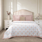 6 Pcs Quilt/Quilted Bed Cover Set Tan Montclair