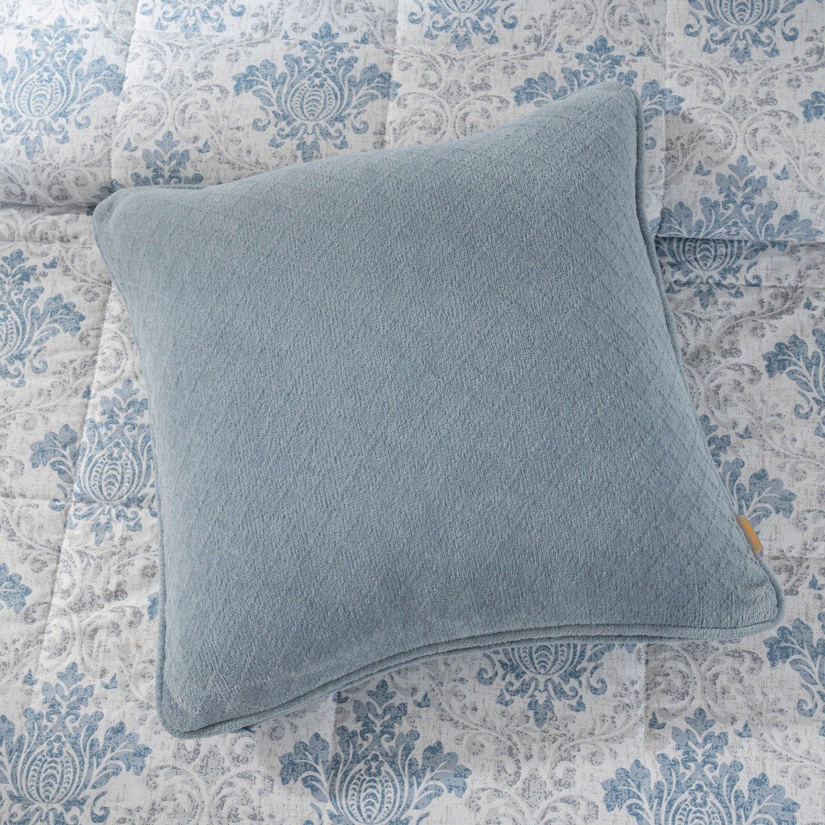 6 Pcs Quilt/Quilted Bed Cover Set Blue Montclair
