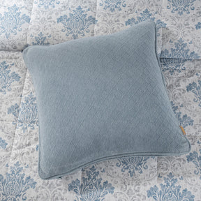6 Pcs Quilt/Quilted Bed Cover Set Blue Montclair