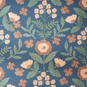 Bedsheet with Pillow Case 100% Cotton Verdant Heritage Garden Teal