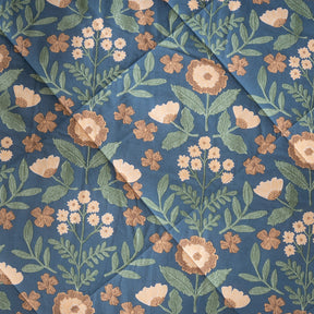 Quilt Set 4 Pcs Set Verdant Heritage Garden Teal