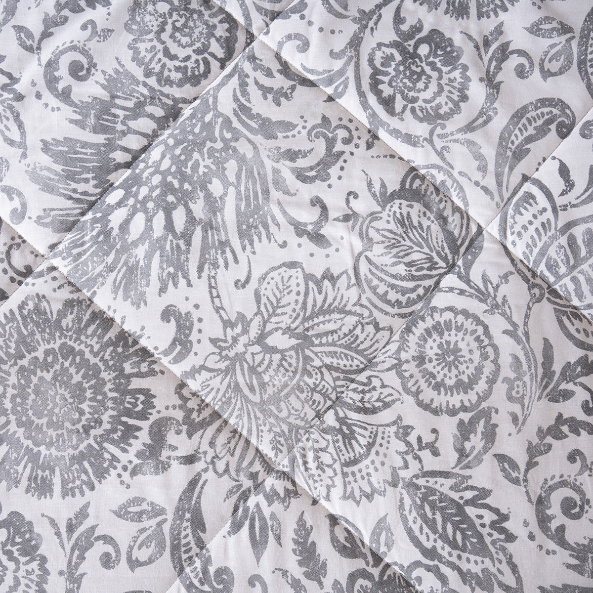 Quilt Set 4 Pcs Set Brushed Jacobean Heritage Garden Beige