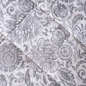 Quilt Set 4 Pcs Set Brushed Jacobean Heritage Garden Beige