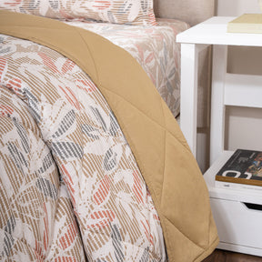 Quilt Set 4 Pcs Set Silvane Heritage Garden Sand