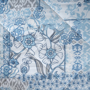 Bed Box Set 6 Pcs Set Ethereal Floral Heritage Garden Forever Blue