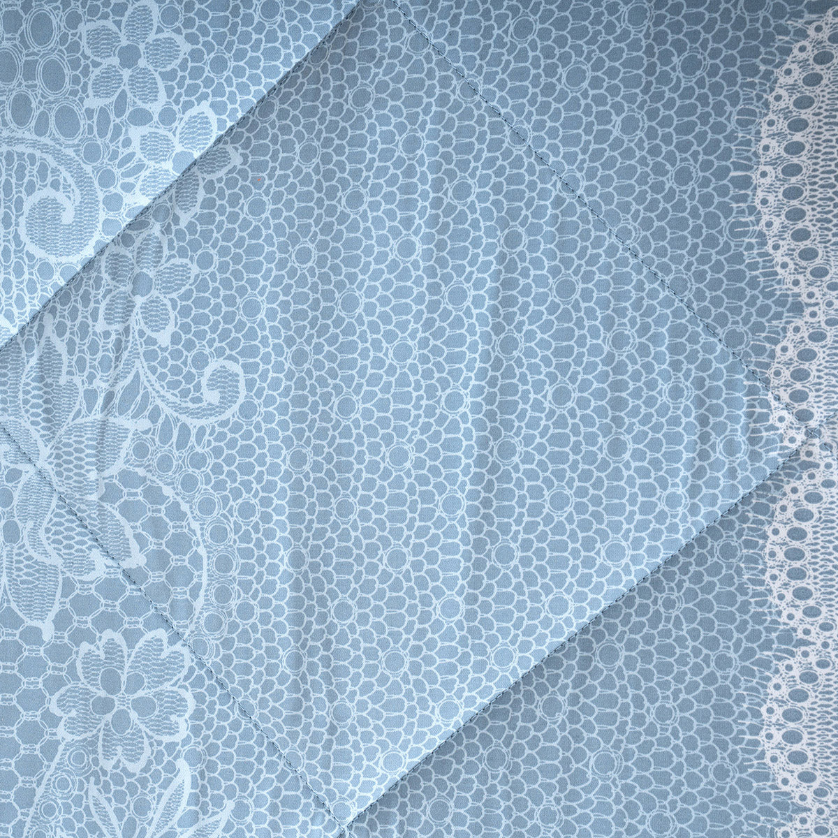 Bed Box Set 6 Pcs Set Filigree Heritage Garden Provincial Blue